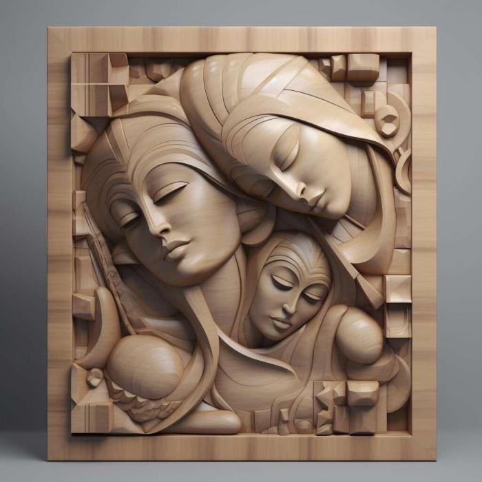 نموذج ثلاثي الأبعاد لآلة CNC 3D Art 